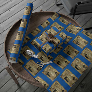 Vintage Newspaper Shirley Chisholm Wrapping Paper Roll First Black Woman In Congress TS12 Blue Print Your Wear
