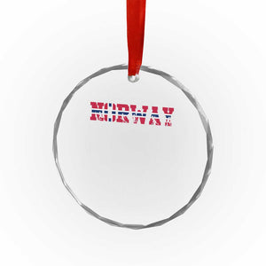 Vintage Norway Fotball Crystal Glass Ornament Scandinavian Pride Fan Gift TS12 Print Your Wear