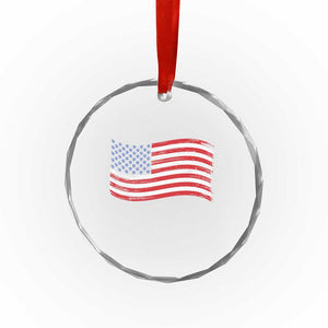 Vintage Patriotic American Flag Dog And Cat Paw Crystal Glass Ornament Gift For Pet Lover TS12 Print Your Wear