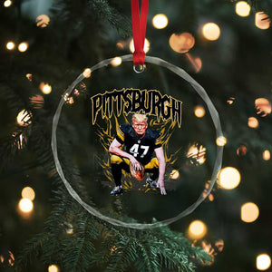 Vintage PFS Crystal Glass Ornament Retro Sports Fan Trump 47 Streetwear Bootleg TS10 Print Your Wear