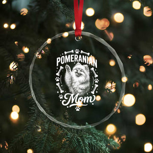 Vintage Pom Dog Mom Crystal Glass Ornament Pomeranian Lover Gift TS12 Print Your Wear
