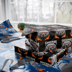 Vintage Retro BF Wrapping Paper Roll Football Lover TS10 Black Print Your Wear