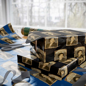 Vintage Rosa Parks Wrapping Paper Roll First Lady Of Civil Rights TS12 Black Print Your Wear