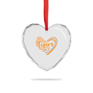 Vintage Tiger Heart Crystal Glass Ornament Sports Fan Team Spirit Mascot Cute Leopard Heart TS10 Print Your Wear