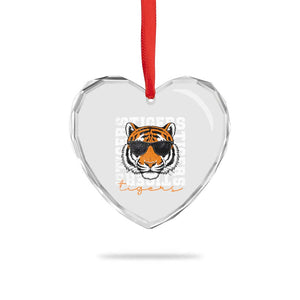 Vintage Tigers Heart Crystal Glass Ornament Vintage Sports Inspirational Athletic Name TS10 Print Your Wear