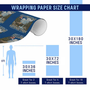 Vintage Yellowstone National Park Wrapping Paper Roll Retro Nature Wildlife Outdoor Hiking Camping Forest TS10 Print Your Wear
