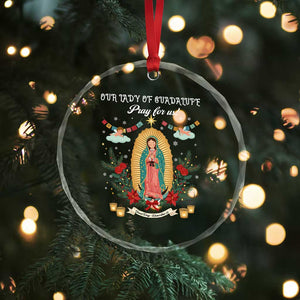Virgin Mary Crystal Glass Ornament Our Lady Of Guadalupe Pray For Us TS14 Print Your Wear