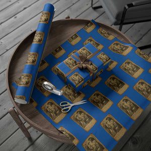 Virgin Mary Wrapping Paper Roll Angel Gabriel Luke 1:30 Christian TS14 Blue Print Your Wear