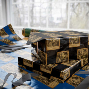 Virgin Mary Wrapping Paper Roll Angel Gabriel Luke 1:30 Christian TS14 Black Print Your Wear