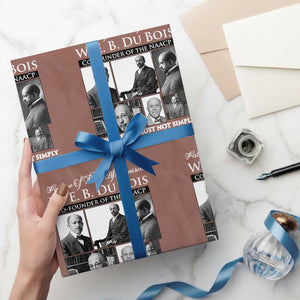 W E B Du Bois Wrapping Paper Roll Education Must Teach Life Quote TS12 Mocha Print Your Wear