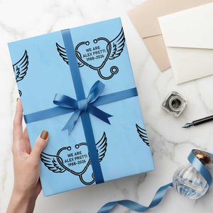 We Are All Pretti Good Wrapping Paper Roll We Are All Pretti Good TS12 Light Blue Print Your Wear