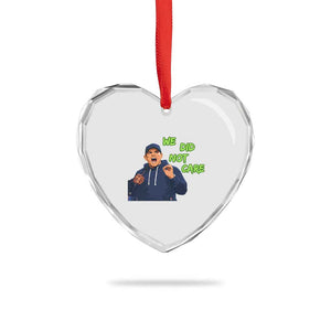We Did Not Care Funny Hype Coach Heart Crystal Glass Ornament Blunt Post-Game Comment TS02 Print Your Wear