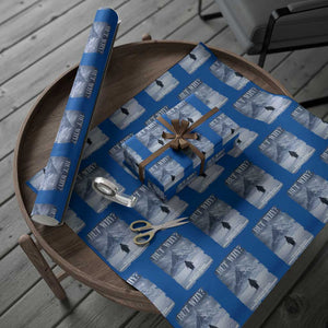 We Saw Him Heading Straight Towards The Mountain But Why Nihilist Penguin Wrapping Paper Roll TS11 Blue Print Your Wear