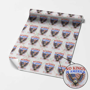 We The People No Kings In America Wrapping Paper Roll 250 Years America Anniversary Vintage American Flag TS12 Christmas Plaid Print Your Wear
