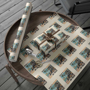 Welcome To Summerween Chillin And Thrillin Wrapping Paper Roll Spooky Beach Party Gift