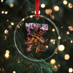 Wendigo Crystal Glass Ornament Riding Skeleton Cryptid Occult Dark Fantasy TS10 Print Your Wear