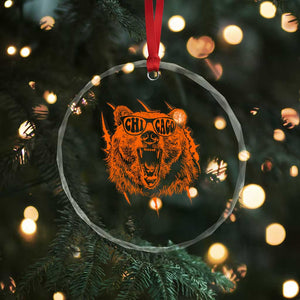Wildlife Grizzly Bear Chicago Lover Crystal Glass Ornament TS11 Print Your Wear