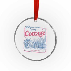 Will You Come To My Cottage This Summer Crystal Glass Ornament LGBT Romance Hockey Fan TS10 Print Your Wear