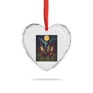 Wizard 420 Smoking Marijuana Heart Crystal Glass Ornament Funny Stoner Weed Lover Meme TS10 Print Your Wear