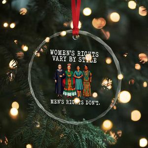 Womens Rights Vary By Style Feminists Historic Female Empowerment Crystal Glass Ornament Powerful Feminism Civil Rights Movement