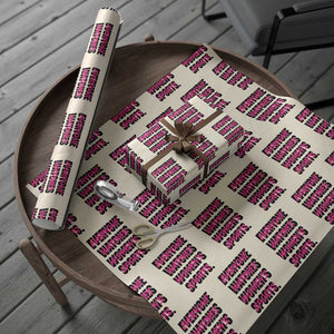 Womens Sports Wrapping Paper Roll Feminist Body Positivity Inclusive Equality TS10 Beige Print Your Wear