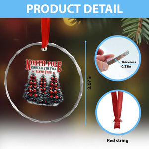 Xmas Coquette Crystal Glass Ornament North pole Christmas Tree Farm Always Fresh TS09 Print Your Wear
