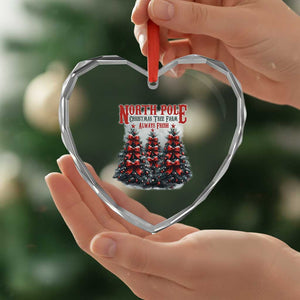 Xmas Coquette Heart Crystal Glass Ornament North pole Christmas Tree Farm Always Fresh TS09 Print Your Wear