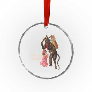Xmas Creepy Krampus Crystal Glass Ornament Greetings From Gruss Vom Krampus TS11 Print Your Wear