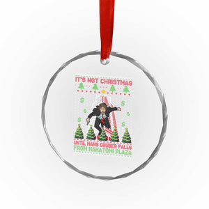 Xmas Nakatomi Plaza Crystal Glass Ornament It's Not Christmas Until Hans Gruber Falls TS09 Print Your Wear