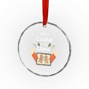 Xmas Pregnancy Crystal Glass Ornament Gingerbread Baby Cookie In This Oven TS09 Print Your Wear