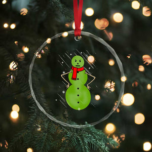 Xmas Snowman Crystal Glass Ornament Funny Angry Snowmen TS12 Print Your Wear