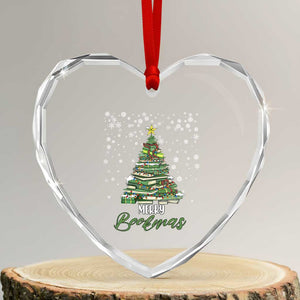 Xmsa Reading Lover Heart Crystal Glass Ornament Read More Books Funny Christmas Teacher Student Book Lovers TS02 Transparent Glass 3'' Heart Print Your Wear