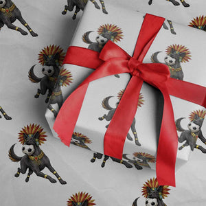 Xolo Dog Soccer Aztec Mexican Fan Gift Wrapping Paper Roll TS12 White Print Your Wear