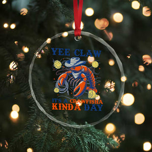 Yee Claw Lobster Crystal Glass Ornament It's a Crawfish Kinda Day Summer Beach Vaction Gift TS14 Print Your Wear