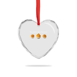 You Know Why I'm Here Deviled Eggs Heart Crystal Glass Ornament Funny Thanksgiving Potluck TS02 Print Your Wear