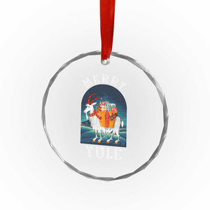 Yule Goat Crystal Glass Ornament Jul Nordic Yuletide TS09 Print Your Wear