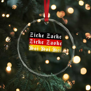 Zicke Zacke Hoi Oktoberfest Crystal Glass Ornament Vintage German Flag TS10 Print Your Wear