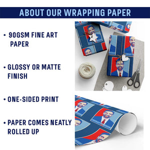 Zohran Madamni Wrapping Paper Roll for New York Mayor TS02 Print Your Wear
