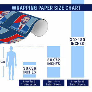 Zohran Madamni Wrapping Paper Roll for New York Mayor TS02 Print Your Wear