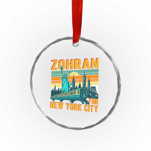 Zohran Mamdani NYC Mayor Crystal Glass Ornament TS14 Print Your Wear