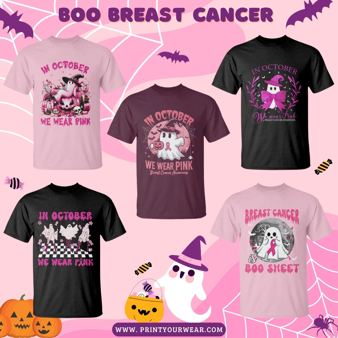 Breast Cancer Boo Sheet