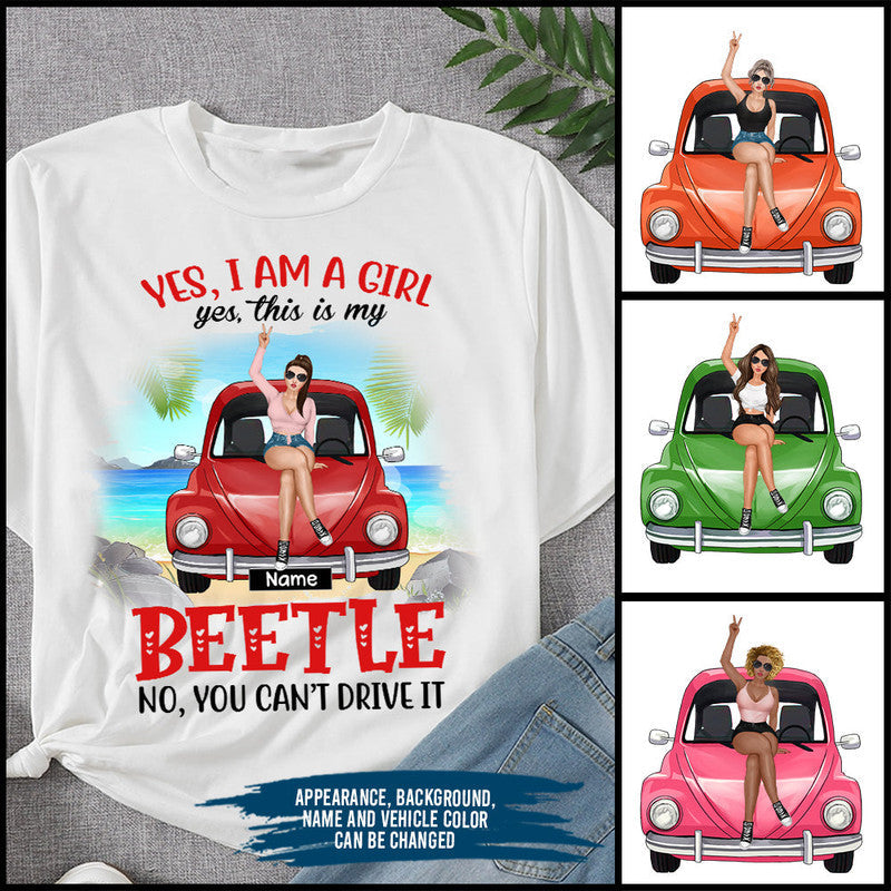 Custom JP Shirt Yes This Is My Beetle You Cant Drive It CTM Youth Custom - Printyourwear