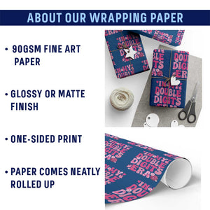 10 Years Old Birthday Girl Wrapping Paper Roll In My Double Digits Era TS10 Print Your Wear