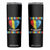 100 Days of School IEP Skinny Tumbler Embrace Differences Neurodiversity Autism Acceptance ADHD Awareness TB02 Black Printyourwear
