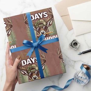 100 Days Of School Wrapping Paper Roll Funny 67 Six Seven Meme Deer School TS10 Mocha Print Your Wear