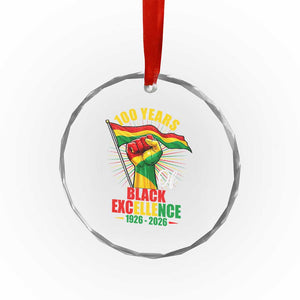 100 Years Of Black Excellence Crystal Glass Ornament Centennial Black History Month TS11 Print Your Wear