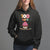 100th Day Of School Hoodie 100 Days Sprinkled With Fun Cupcake Donut TS09 Black Printyourwear