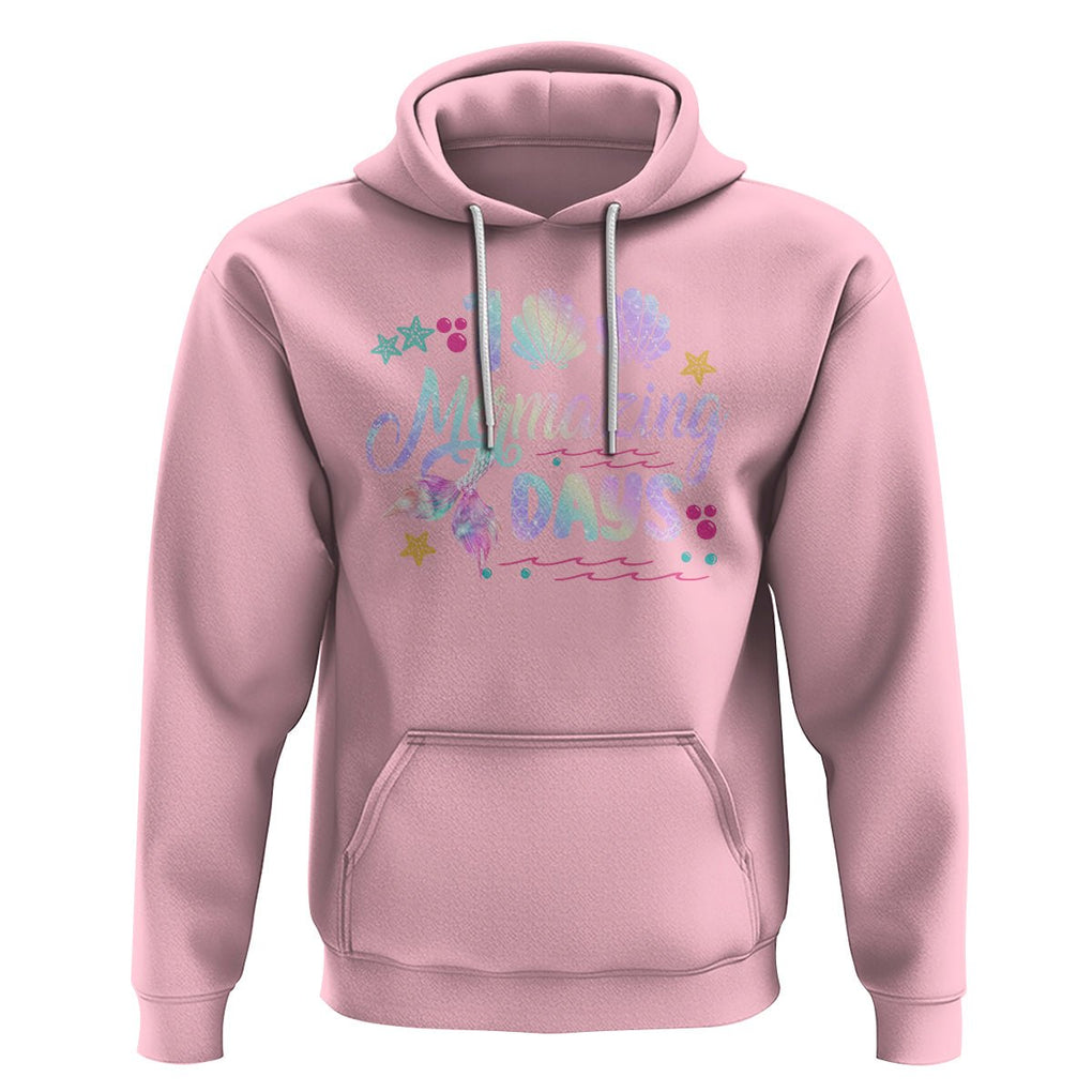 100th Day Of School Hoodie 101 Mermazing Days Mermaid TS09 Light Pink Printyourwear