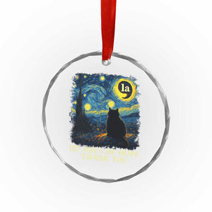 107 Days of Hope Thank You Kamala Crystal Glass Ornament Cat Starry Night Van Gogh Comma La Harris TS10 Print Your Wear
