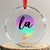107 Days of Hope Thank You Kamala Crystal Glass Ornament Comma La Kamala Harris TS10 Transparent Glass 3'' Circle Print Your Wear